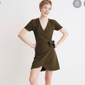 Madewell Texture and Thread Wrap Dress